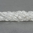 10x8mm Crystal Quartz Plain Ovals 12 inch 30 beads - The Bead Traders