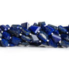 10x8mm Lapis Lazuli Faceted Nuggets 14 inch 27 beads - The Bead Traders