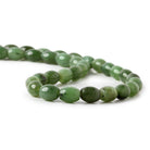 10x8mm Nephrite Jade plain Rice Tube beads 15.5 inch 38 pieces - The Bead Traders