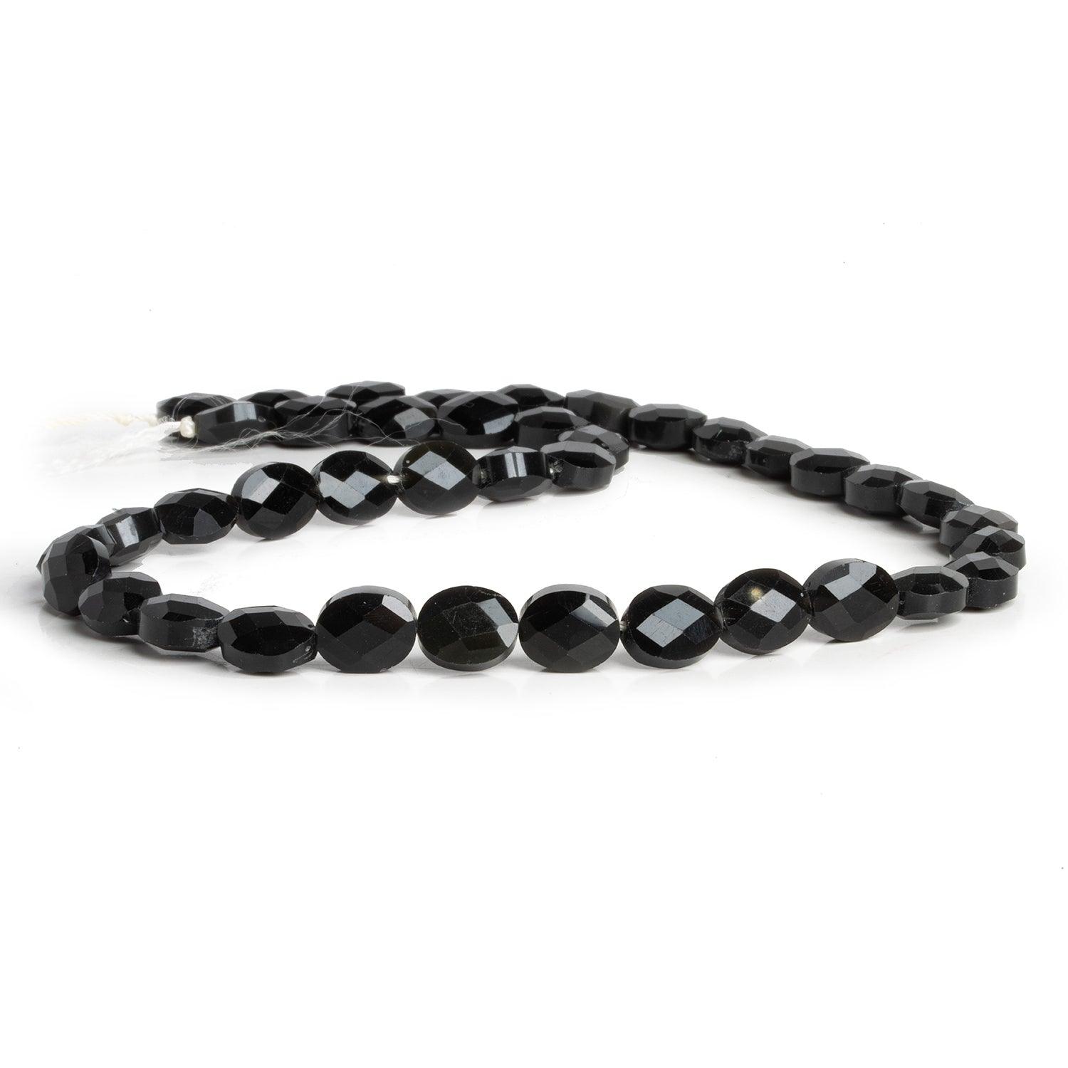 10x8mm Rainbow Obsidian Faceted Ovals 16 inch 40 beads - The Bead Traders