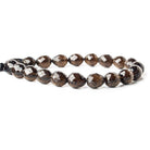 10x8mm Smoky Quartz Faceted Teardrop Beads 8 inch 20 beads - The Bead Traders