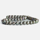 10x8mm Steel Peacock Baroque Pearls 15 inch 50 pieces - The Bead Traders