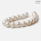 11-12mm Off White Baroque Large Hole Freshwater Pearls 18 pieces - The Bead Traders