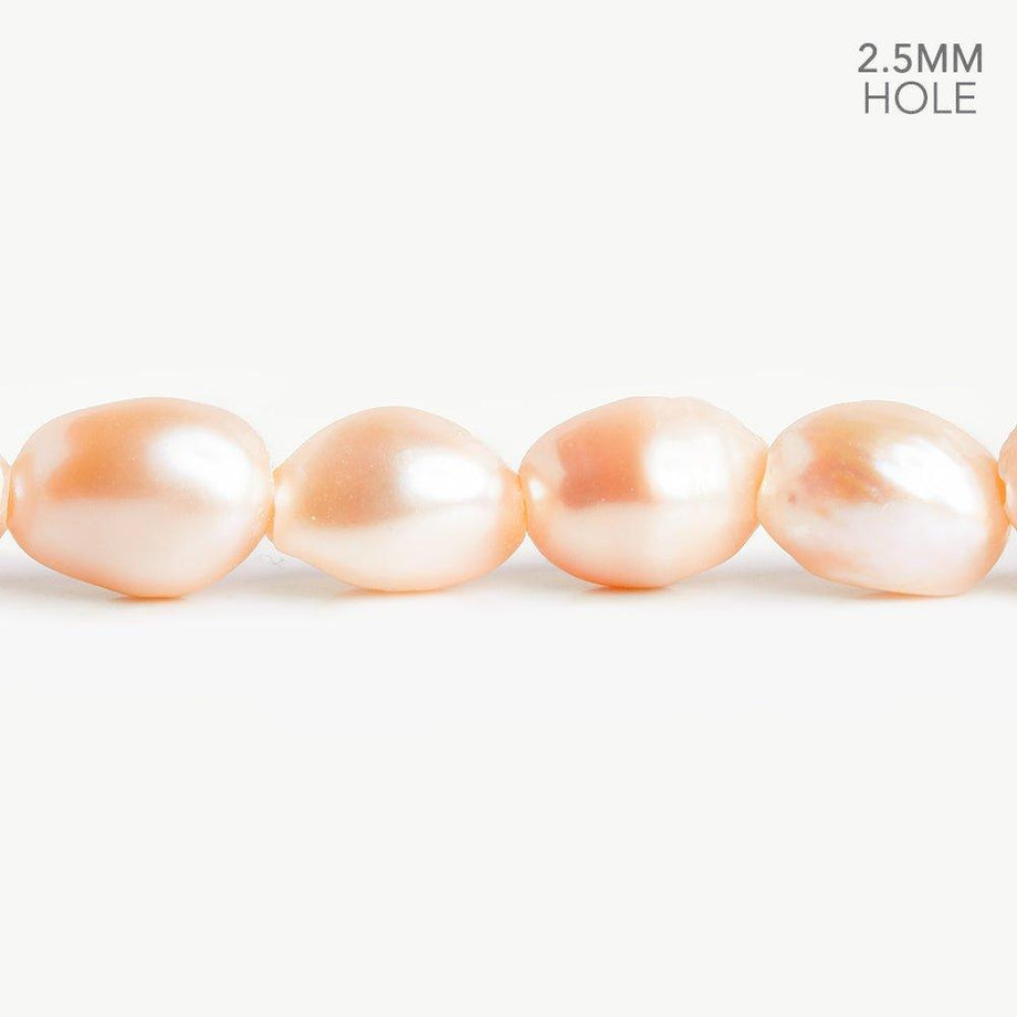 11-13mm Peach Large Hole Baroque Freshwater Pearls – The Bead Traders
