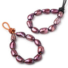 11-14mm Blush Purple Large Hole Baroque Pearls 16 inch 10 pieces - The Bead Traders