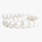 11.5x10mm-14.5x15.5mm Off White Baroque Freshwater Pearls 16.5 inch 35 pieces - The Bead Traders