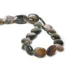 116x13-20x15mm Multi Oligoclase Feldspar plain ovals 15.5 inch 21 beads - The Bead Traders