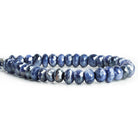 11mm Blue Mystic Moonstone Faceted Rondelle Beads 8 inch 35 pieces - The Bead Traders