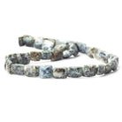 11mm Dendritic Opal Faceted Rectangle Beads, 15 inch - The Bead Traders