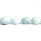 11x10mm-15x11mm Denim Blue Opal Plain Nugget Beads 18 inch 35 pieces - The Bead Traders
