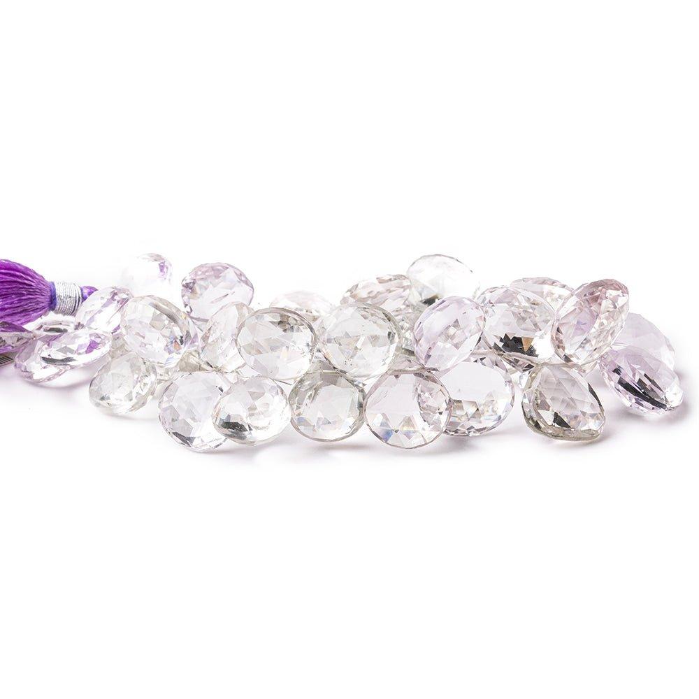 11x10mm-16x15.5mm Multi Gemstone Faceted Heart Beads 8.5 inch 34 pieces - The Bead Traders