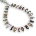 11x5.5-16x6mm Fancy Sapphire Faceted Marquise Beads 8 inch 24 pieces - The Bead Traders