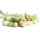 11x6mm-24x13mm Blue Peruvian Opal Plain Teardrop Beads 14 inch 107 pieces - The Bead Traders