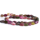 11x8mm Multicolor Tourmaline Ovals 12 inch 27 beads - The Bead Traders