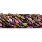 11x8mm Multicolor Tourmaline Ovals 12 inch 27 beads - The Bead Traders