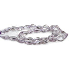 11x8mm Pink Amethyst Plain Pears 14 inch 29 beads - The Bead Traders