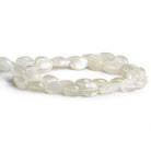 11x9mm White Moonstone Plain Ovals 14 inch 32 beads - The Bead Traders