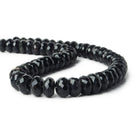 12-13mm Rainbow Obsidian faceted rondelle beads 16 inch 63 pieces - The Bead Traders