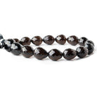 12-14mm Smoky Quartz Faceted Teardrop Beads 8 inch 16 beads - The Bead Traders