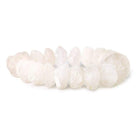 12-18mm Rose Quartz Hammer Faceted Disc Beads 8 inch 23 pieces - The Bead Traders