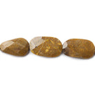 12 - 20mm Desert Jasper Faceted Flat Nugget Beads 16 inch 22 pieces - The Bead Traders