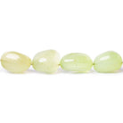 12 - 20mm Lemon Yellow Chalcedony Plain Nugget Beads 14 inch 19 pieces - The Bead Traders