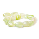 12 - 20mm Lemon Yellow Chalcedony Plain Nugget Beads 14 inch 19 pieces - The Bead Traders