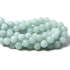 12mm Amazonite plain round Beads 15.5 inch 33 pieces - The Bead Traders