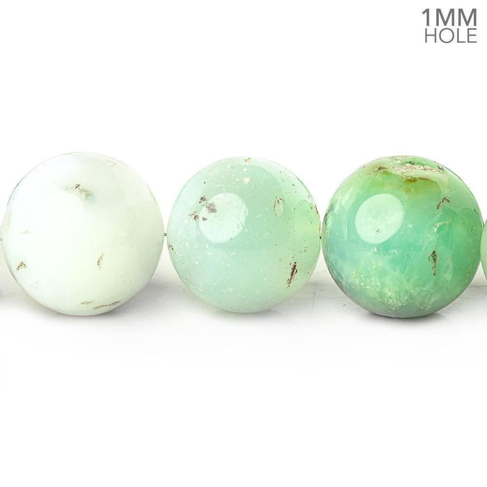 12mm Chrysoprase plain round beads 16 inch 40 beads - The Bead Traders
