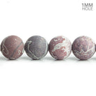 12mm Matte Chinese Painting Jasper Plain Round Beads 14 inch 30 pieces - The Bead Traders