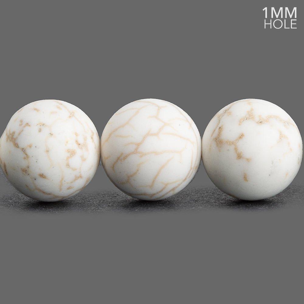 12mm Matte Magnesite Plain Round Beads 15 inch 30 pieces - The Bead Traders