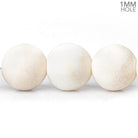 12mm Matte River Stone Jasper plain rounds Large 1mm Hole 15 inch 31 beads - The Bead Traders