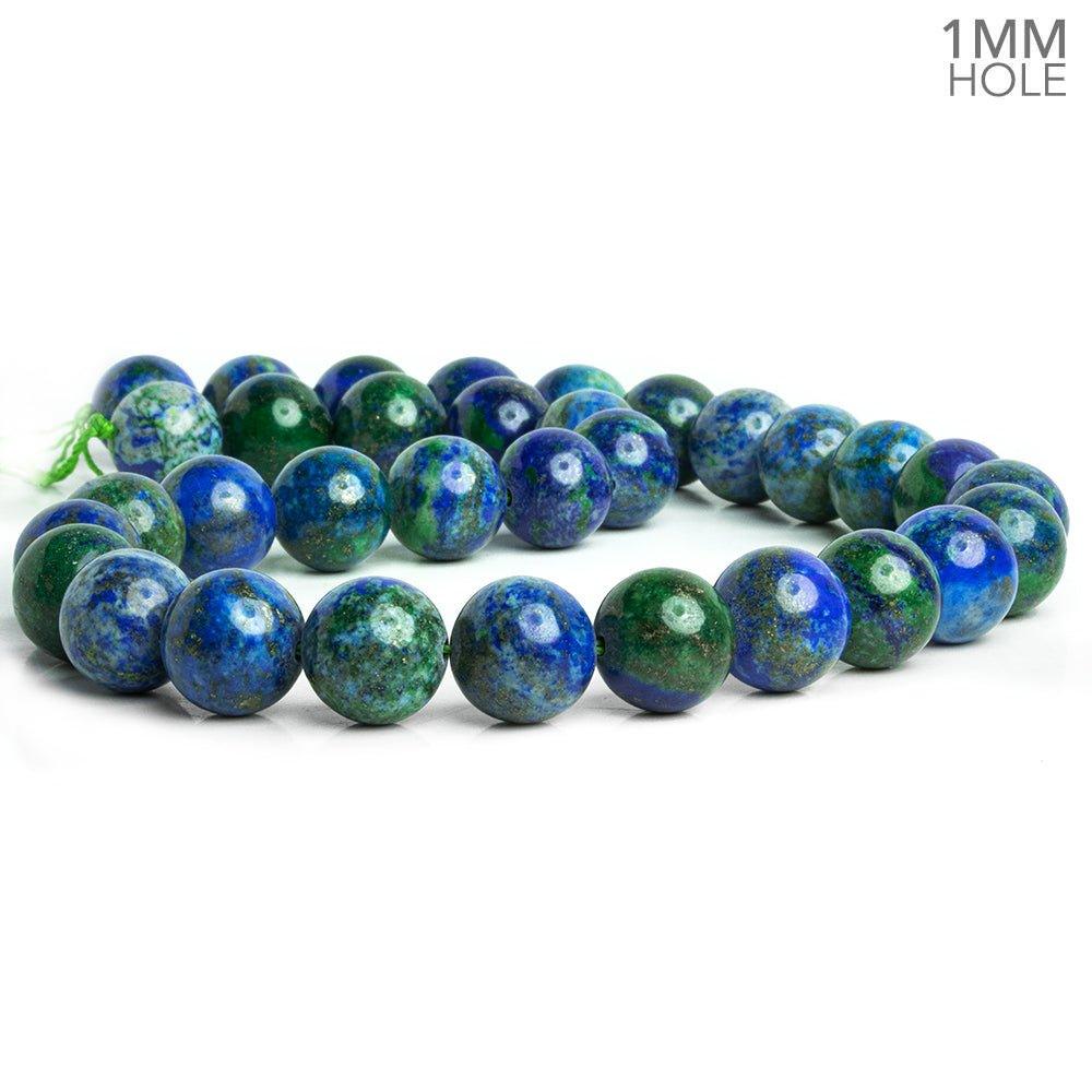 12mm Multi Gemstone Plain Round Beads 15 inch 33 pieces - The Bead Traders