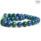 12mm Multi Gemstone Plain Round Beads 15 inch 33 pieces - The Bead Traders