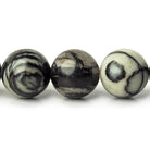 12mm Picasso Jasper plain rounds Large 1mm Hole 15 inch 31 beads - The Bead Traders