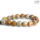 12mm Red Creek Jasper faceted round beads 7.5 inches 16 pieces - The Bead Traders