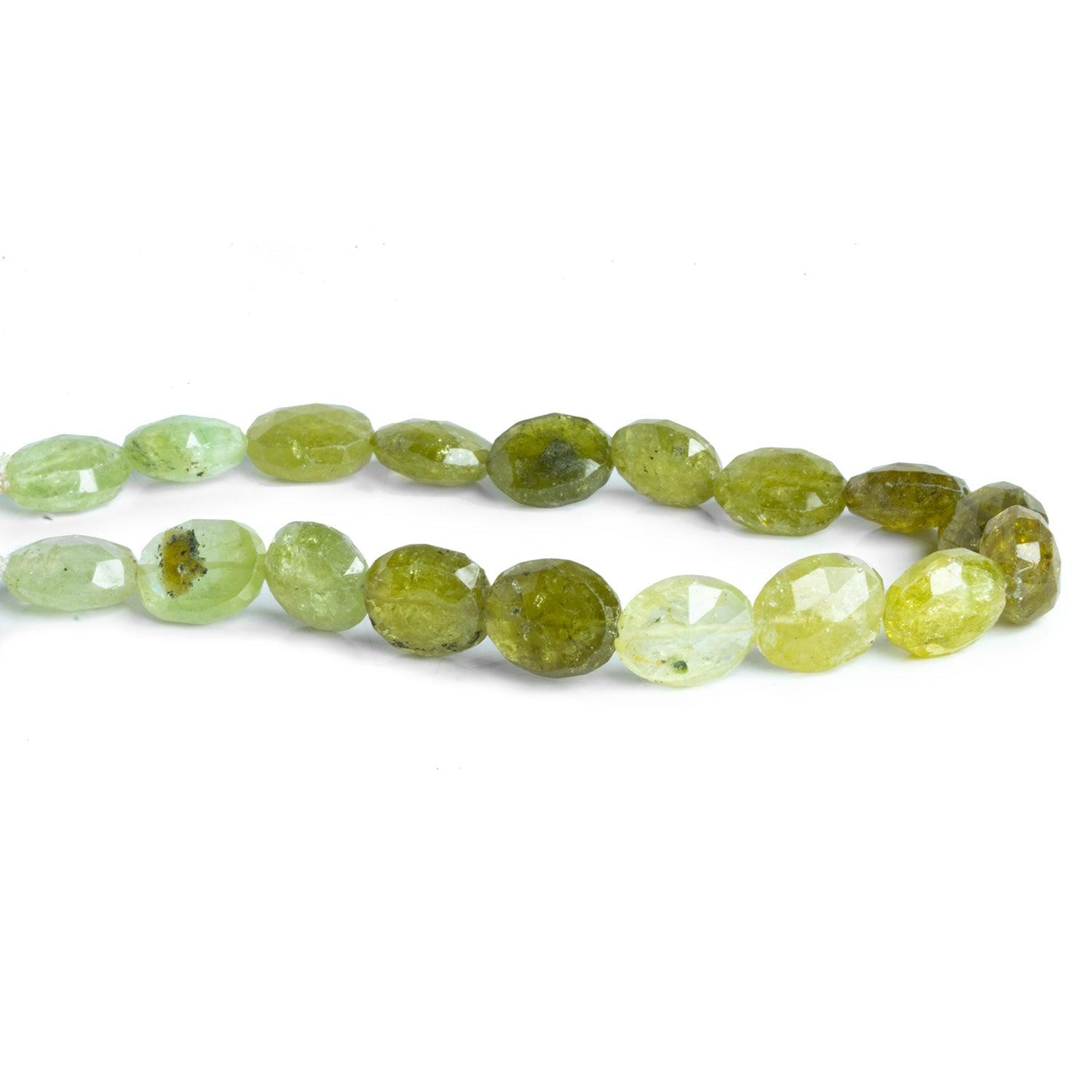 12x10mm Grossular Garnet Faceted Ovals 8.5 inch 18 beads - The Bead Traders