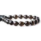 12x10mm Smoky Quartz Faceted Teardrop Beads 8 inch 18 beads - The Bead Traders
