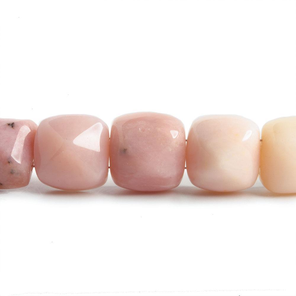 12x12mm Pink Peruvian Opal Square Cabochon Beads 8 inch 19 pieces - The Bead Traders