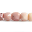 12x12mm Pink Peruvian Opal Square Cabochon Beads 8 inch 19 pieces - The Bead Traders
