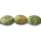12x16mm Rhyolite Plain Oval Beads 16 inch 23 pcs - The Bead Traders