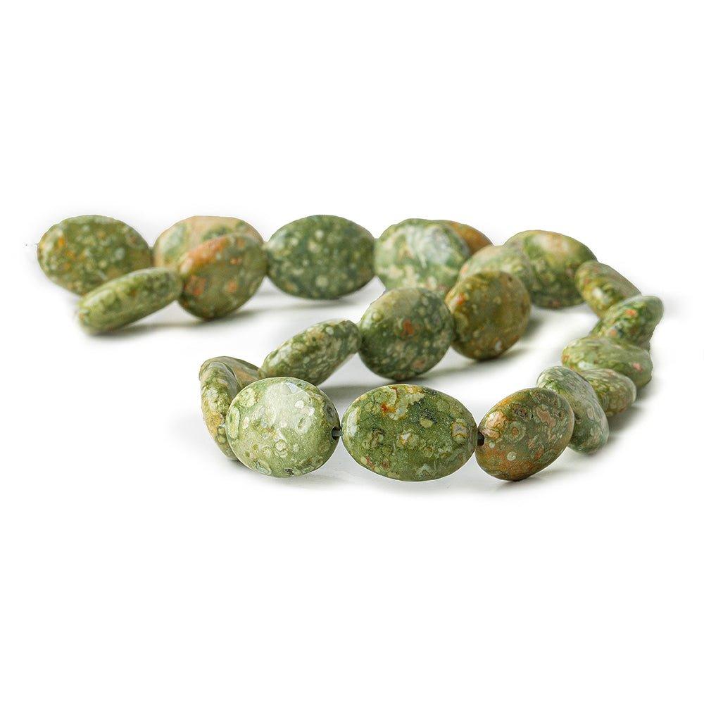 12x16mm Rhyolite Plain Oval Beads 16 inch 23 pcs - The Bead Traders