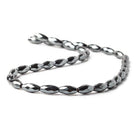 12x6mm Hematite Faceted Rice Tube Beads 15 inch 33 pieces - The Bead Traders