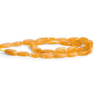 12x8mm Dark Yellow Aventurine Plain Ovals 14 inch 26 beads - The Bead Traders