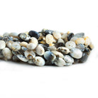 12x8mm Dendritic Opal Faceted Oval Beads 12 inch 30 pieces - The Bead Traders