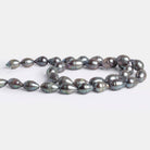 12x8mm Silver Baroque Pearls 15 inch 31 beads - The Bead Traders