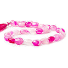 12x9-13x10mm Shaded Pink Chalcedony plain nuggets 16 inch 33 pieces - The Bead Traders