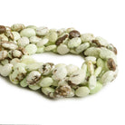 12x9-14x10mm Lemon Chrysoprase faceted nugget beads 13 inch 26 pieces - The Bead Traders