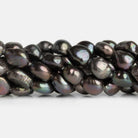 12x9mm Brown Peacock Baroque Pearls 15 inch 30 pieces - The Bead Traders