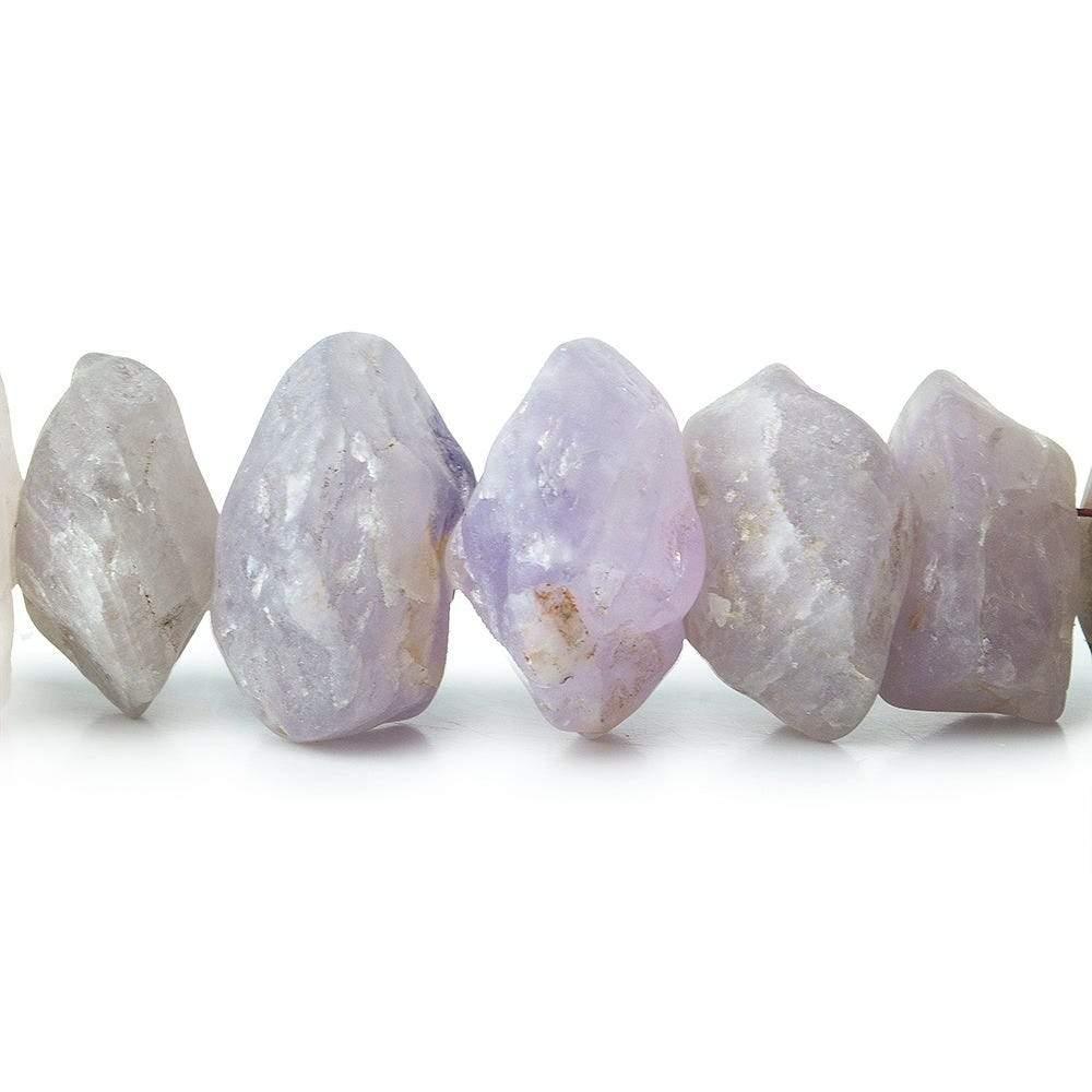 13-16mm Light Cape Amethyst Beads Tumbled Hammer Faceted Disc 8 inch 25 pcs - The Bead Traders